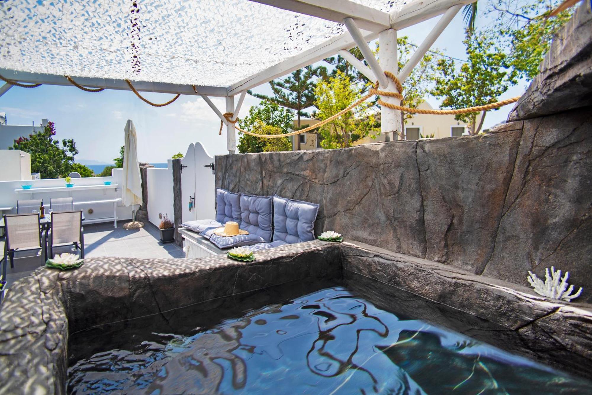 Blue Dream - Santorini Apartment Kamari  Exterior photo
